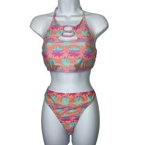 Hot Water Halter Top Bikini 2-Piece NWT